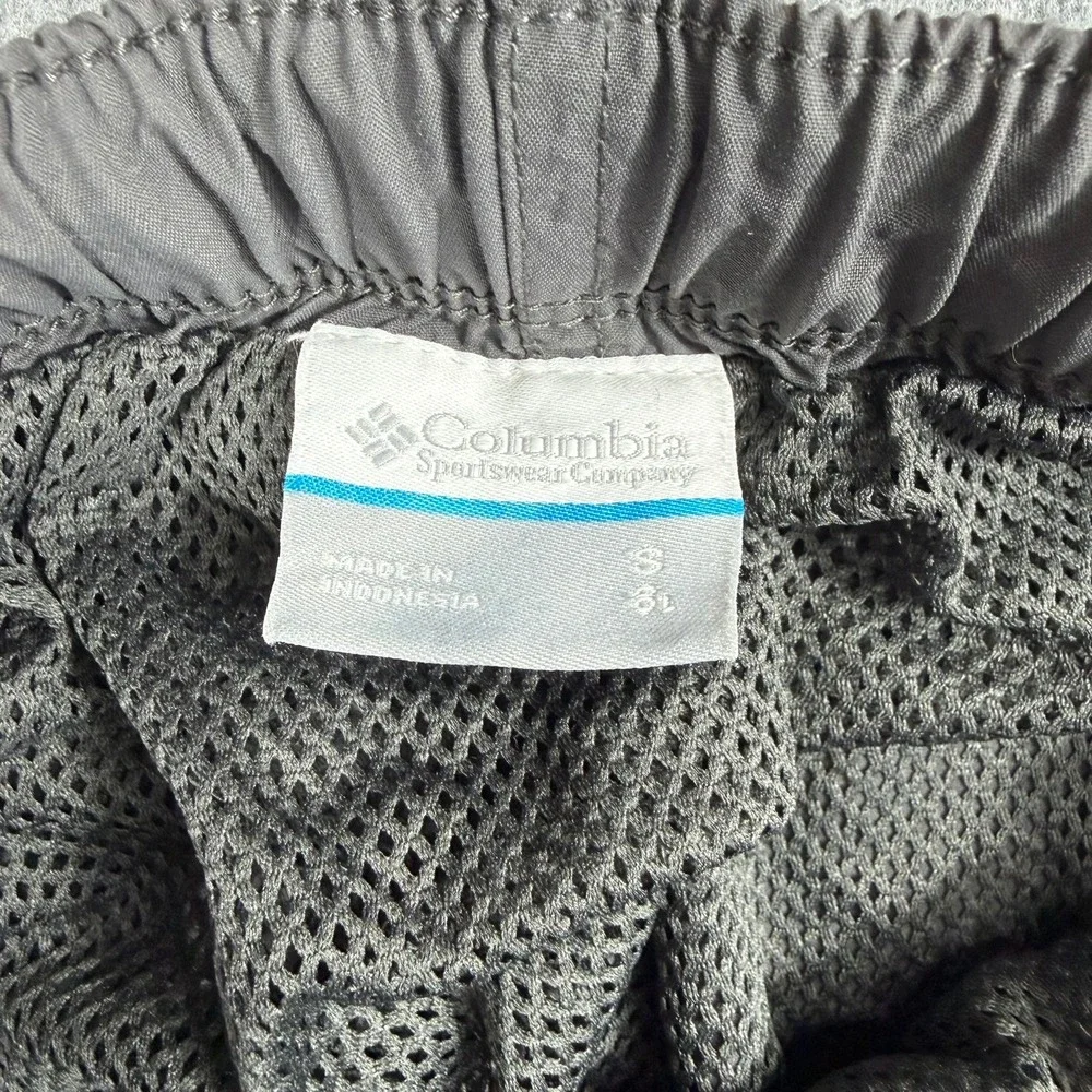 Columbia Shorts Mens S Gray Nylon Belted Hiking Outdoor Performance XM4456
